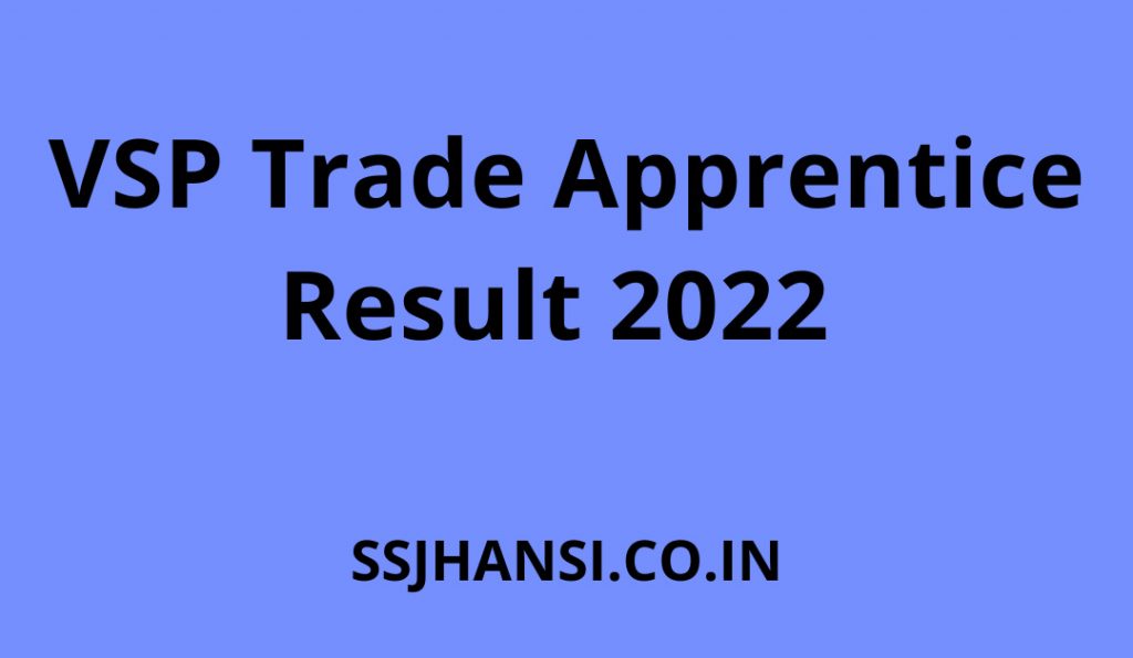 Steps on how to check VSP Trade Apprentice Result 2022 Online